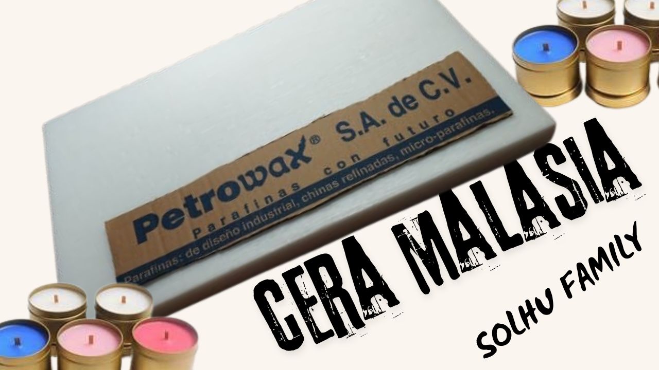 Cera Malasia | Velas DIY | Placa de 4.7 Kilos