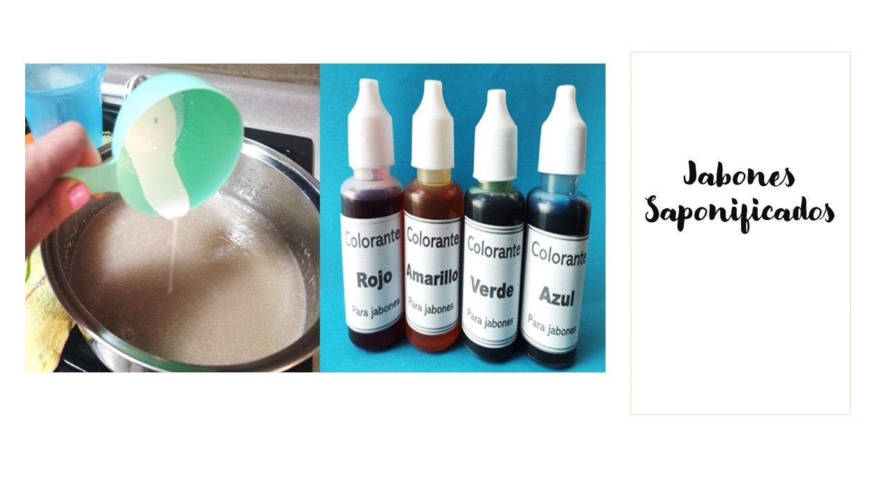 Colorantes Jabones Glicerina Bombas de Jabón|6pza|20ml cada uno